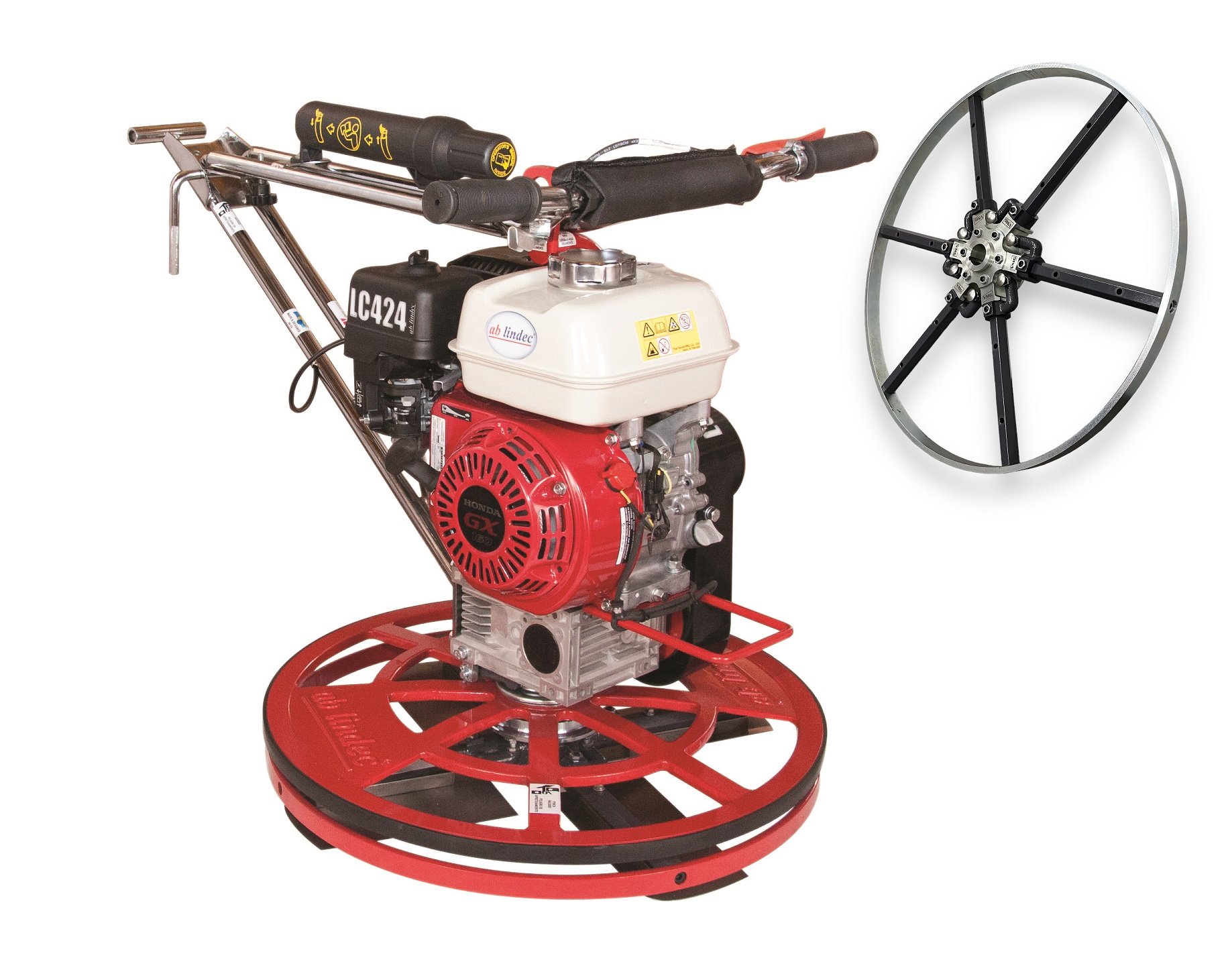 AB Lindec 60cm trowel machine 6 spoke